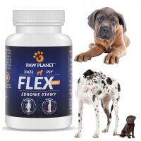 PAW PLANET FLEX ТАБЛЕТКИ ДЛЯ СУСТАВОВ ДЛЯ СОБАК КОЛЛАГЕН ГИАЛУРОНОВАЯ КИСЛОТА 120 TAB