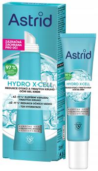 Astrid Hydro X-Cell żel pod oczy krem przeciw obrzękom i cieniom pod oczami 15