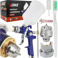 PISTOLET LAKIERNICZY DO MALOWANIA MALARSKI HVLP DYSZA 1,8mm ZBIORNIK 600 ML