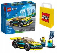 Zestaw Prezent Klocki LEGO CITY 60383 Elektryczne Auto Sportowe 5+ Torba