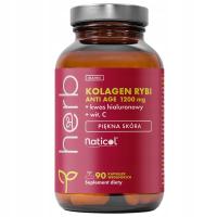 Кожа волос 90ВКАП ХЯЛУРОНИК кислоты Форте коллагена морской рыбы травы анти-возрастная