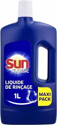 Жидкость для полоскания посудомоечной машины Sun Classic Triple Action 1L, без запаха Германия