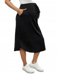 XL SPÓDNICA CIĄŻOWA Z ROZCIĘCIEM