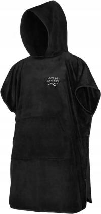 Ręcznik ponczo kąpielowe dla dorosłych do morsowania AQUA SPEED L 90x110cm