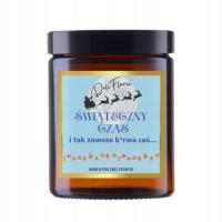 ŚWIECA SOJOWA ZAPACHOWA śmieszny prezent święta choinkę ŚWIĄTECZNY CZAS