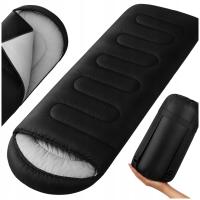 ŚPIWÓR MUMIA TURYSTYCZNY 2W1 CIEPŁY KOŁDRA KAPTUR LEKKI POKROWIEC 210x70 cm