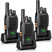 Retevis H777h Walkie Talkie, pmr446 рация, 3 км, 16 каналов, VOX, LED