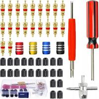 ZESTAW NARZĘDZI 48 ELEMENTÓW WENTYL OPON UNIWERSALNY DO MONTAŻU DEMO