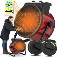 MOCNA NAGRZEWNICA CERAMICZNA ELEKTRYCZNA DO PIWNICY GARAŻU POKOJU GRZEJNIK