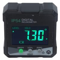 KĄTOMIERZ CYFROWY 4х90° Z MAGNESEM MIERNIK KĄTA POZIOMICA WSKAŹNIK KĄTÓW