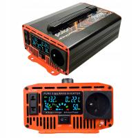 Przetwornica samochodowa 12V/230V Polion 700W czysty sinus