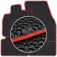 Автомобильные резиновые коврики EVA MAX-коврик черный с красным - капли воды
