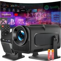 Projektor LED Heelly obrotowy czarny Android Smart TV czarny