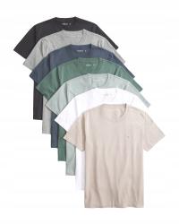 Koszulki męskie 7-PAK zestaw koszulek premium Abercrombie & Fitch XL