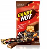 Batoniki Roshen CANDY NUT 25szt z masą karmelową i orzeszkami 1 kg