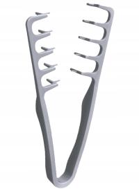 Grzebień do włosów teksturowania stylizacji modelowania fluffy hair Tiktok