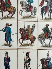 Komplet 24 kart pocztowych Wojsko Polskie - opr. graf. M. Orłowska - Gabryś