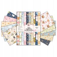 Blok Papierów Kreatywnych Urocze Zwierzątka Scrapbookingu MaDam Creative