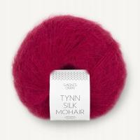 Włóczka Sandnes Garn Tynn Silk Mohair 4255 / malinowa czerwień