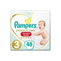 PAMPERS Premium Pants pieluchomajtki rozm 3 48 szt