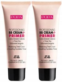 2 x Pupa Krem BB+Baza Pod Makijaż Dla Cery Mieszanej i Tłustej 002 SPF20