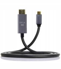 KABEL USB-C do DisplayPort 1.4 8K Freesync G-Sync