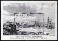 Islandia 1987 BL 8 ** Słania Statek Żaglowiec