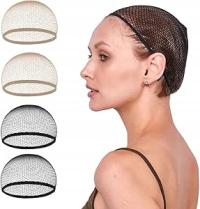 CZEPEK pod PERUKĘ siateczka SIATKA ochronna na włosy 4 szt