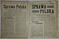 SPRAWA POLSKA, NR 3,4/1915, LEGIONY, LUBLIN