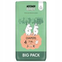Moomin Baby pieluszki eko Diapers 4 63 szt. 7-14kg (d. Muumi)