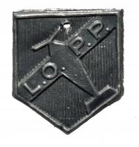 Odznaka kwestarska LOPP Liga Obrony Powietrznej i Przeciwgazowej