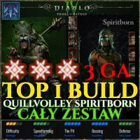 Diablo 4 IV | QUILL VOLLEY ZESTAW |3 GREATER AFFIX | Sezon 6 MAXROLL S TIER