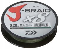 Plecionka Daiwa J-Braid X8 0,13 mm x 150 m