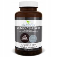 Medverita Mumio Shilajit 120 капсул экстракт 20% фульвокислот