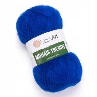 YarnArt Mohair Trendy 128 васильковый / много МОХАЙРА