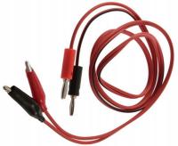 Przewód pomiarowy banan - krokodylek 1 m