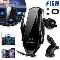 BEZPRZEWODOWA UCHWYT ŁADOWARKA SAMOCHODOWA QI INDUKCYJNĄ DO TELEFONU