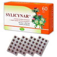 Sylicynar 140 mg + 28,6 mg, 60 tabletek