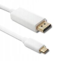 Kabel DisplayPort - USB-C 3.1 Qoltec 50412 1m