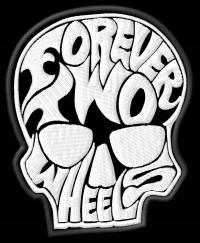 Forever Two Wheels naszywka z termofolią