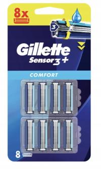 Wkłady do maszynki Gillette Sensor3+ Comfort (PLUS) 8 sztuk. Oryginał