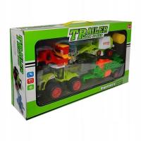 ZESTAW FARMERA 5w1 - TRAKTOR CIĄGNIK NAPĘD + 3 MASZYNY ROLNICZE NA PREZENT