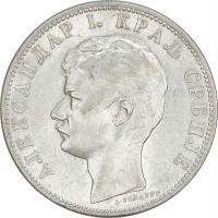 10.SERBIA, ALEKSANDER I, 2 DINARY 1897