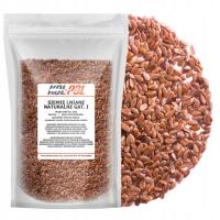 Льняное семя натуральное 1 кг зерно семена качество / KOL-POL