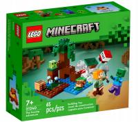 LEGO MINECRAFT ВОДНО-БОЛОТНЫЕ ПРИКЛЮЧЕНИЯ 21240 НАБОР СТРОИТЕЛЬНЫХ БЛОКОВ ДЛЯ ПОДАРКА