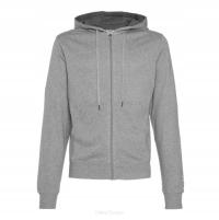 Bluza tenisowa Wilson Team Zip Hoodie szara XXL
