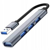 Hub USB 3.0 WulkanCenPL 4-portowy 1x USB 3.0 3x USB 2.0 0,14 m