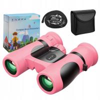 LORNETKA 8×21 ZABAWKA PREZENT NA DZIEN DZIECKA JUNIOR WYRAŹNY OBRAZ + TORBA