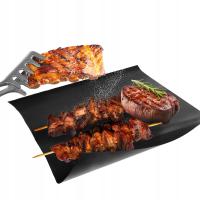 6x MATA TEFLONOWA DO PIECZENIA NA GRILL BBQ TACKA WIELORAZOWA ZESTAW 6 szt