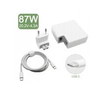 Zasilacz ładowarka do Apple MacBook 87W USB-C PD + kabel USB-C 2 metry